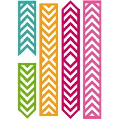 5 arrow chevron border strips