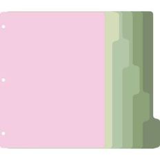 3-ring binder dividers and page