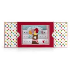 sliding shadow box card birthday bear
