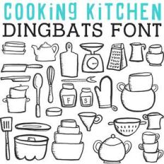cg cooking kitchen dingbats