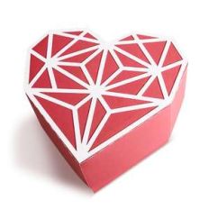 gemstone heart gift box