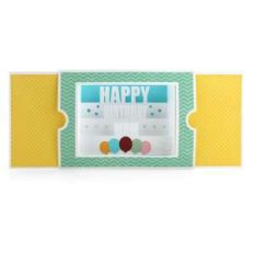 sliding shadow box card birthday mom