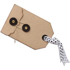 'string tie' pocket tag