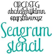 pn seagram stencil