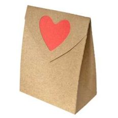 heart cut out bag