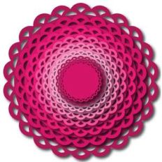 nested lace circles