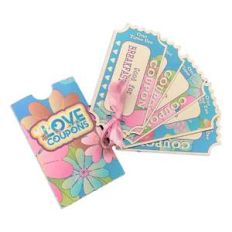 valentine love coupons w/sleeve