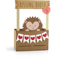 box card kissing booth hedgehog