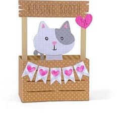 box card kissing booth cat