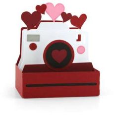 box card valentine camera