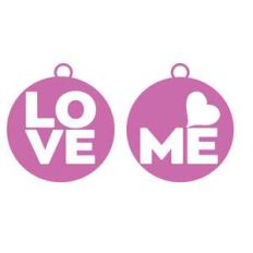 love me round earrings