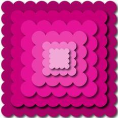 nest scalloped squares