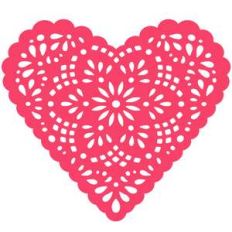 heart doily