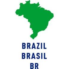 brazil country outline