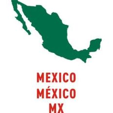 mexico country outline