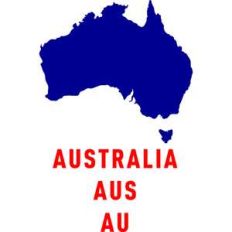 australia country outline