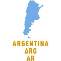 argentina country outline