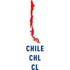 chile country outline