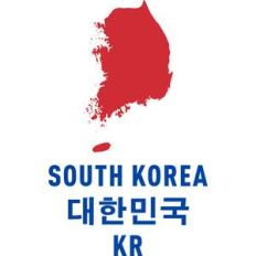 south korea country outline