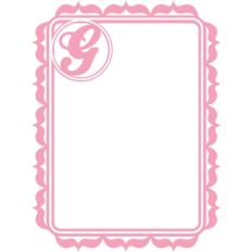 monogram frame g