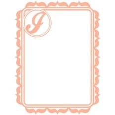 monogram frame i