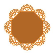 layered doily