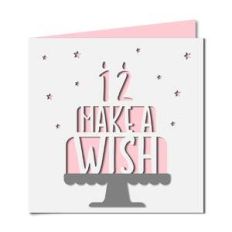 make a wish 12 birthday card