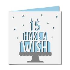 make a wish 15 birthday card