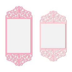 damask flat cards set