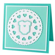 baby doily card