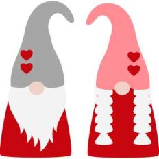 valentine gnome couple