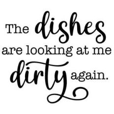 dishes looking dirty