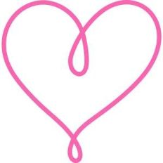 line heart frame
