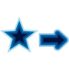 arrows and stars