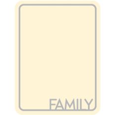 family journaling card