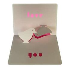 lovebirds 2 popup card