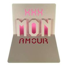 mon amour popup card