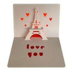 eiffel tower love card