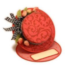 hat 3d easel card