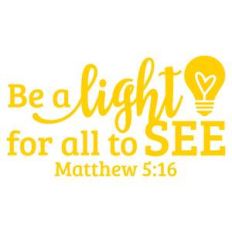 be a light for all to see