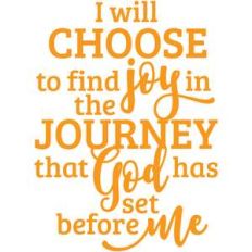 choose to find joy