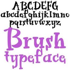 pn brush typeface