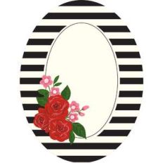 flat valentine card