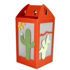 southwest cactus gift lantern