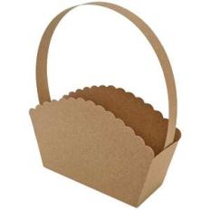scallop basket with handle