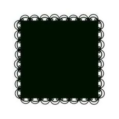 lace square doily