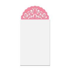 damask pocket card