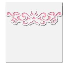 square damask envelope