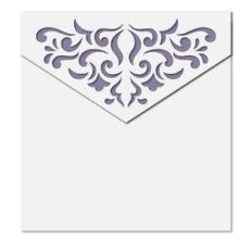 damask square envelope