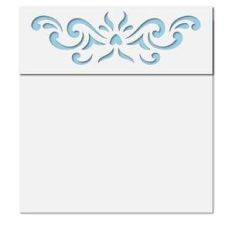 ornate square envelope